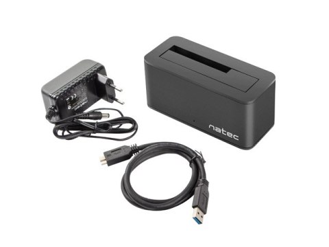 Stacja dokująca Natec Kangaroo SATA 2.5/3,5cala USB 3.0 + zasilacz Stacja dokująca Natec Kangaroo SATA 2.5/3,5cala USB 3.0 + zasilacz