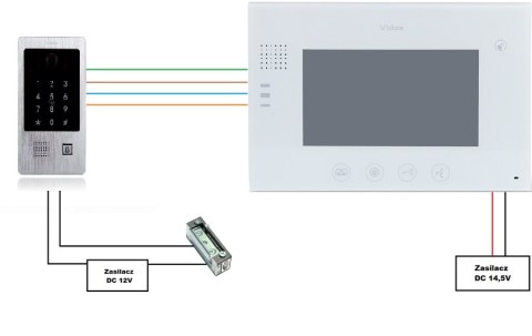 WIDEODOMOFON VIDOS M670W/S20DA WIDEODOMOFON VIDOS M670W/S20DA