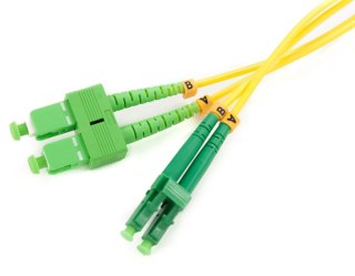 PATCHCORD ŚWIATŁOWODOWY SM 3M DUPLEX 9/125, SC/APC-LC/APC