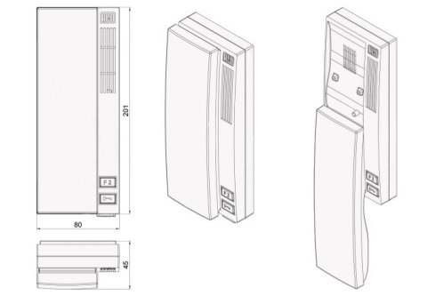ACO INS-UP720B UNIFON - hold, 1-przycisk ACO INS-UP720B UNIFON - hold, 1-przycisk