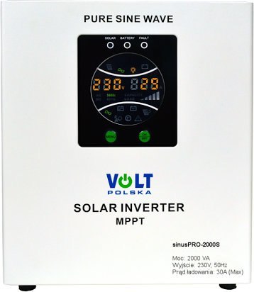 PRZETWORNICA VOLT POLSKA SINUSPRO-2000S 24V 1400/2000W SOLAR PRZETWORNICA VOLT POLSKA SINUSPRO-2000S 24V 1400/2000W SOLAR