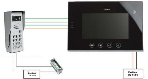 Wideodomofon VIDOS M670W / S50D Wideodomofon VIDOS M670W / S50D