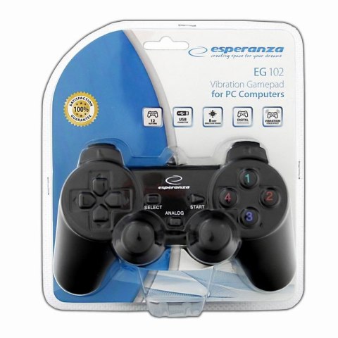 Gamepad z wibracjami do PC EG102 Gamepad z wibracjami do PC EG102