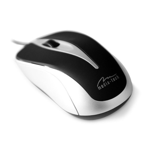 Mysz optyczna 800dpi srebrna MT1091S Mysz optyczna 800dpi srebrna MT1091S