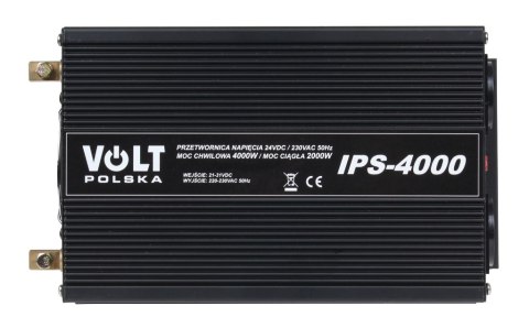 PRZETWORNICA VOLT POLSKA IPS-4000 24V / 230V 2000/4000W PRZETWORNICA VOLT POLSKA IPS-4000 24V / 230V 2000/4000W