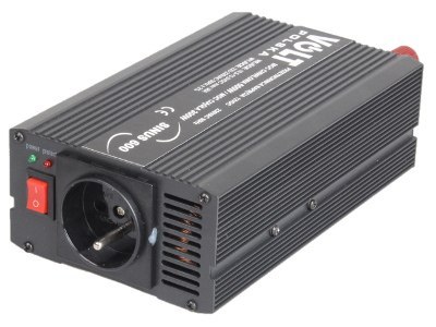 PRZETWORNICA VOLT POLSKA SINUS 600 12V / 230V 300/600W PRZETWORNICA VOLT POLSKA SINUS 600 12V / 230V 300/600W