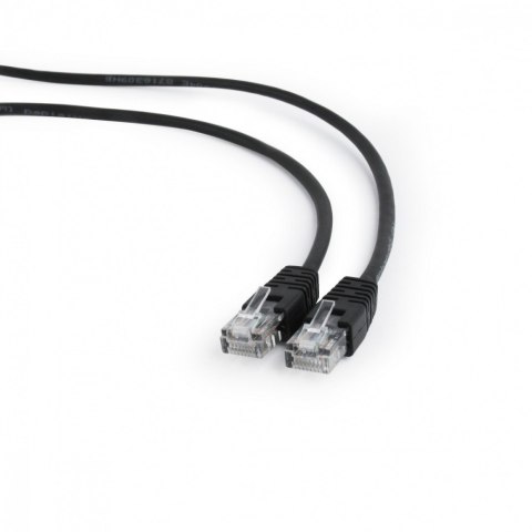 Patch cord kat.5e osłonka zalewana 0.5M czarny Patch cord kat.5e osłonka zalewana 0.5M czarny