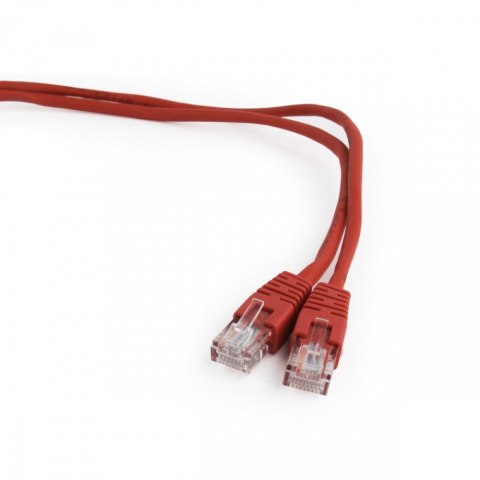 Patch cord kat.5e osłonka zalewana 5M czerwony Patch cord kat.5e osłonka zalewana 5M czerwony