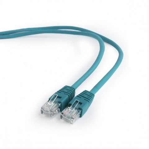 Patch cord kat.5e osłonka zalewana 5M zielony Patch cord kat.5e osłonka zalewana 5M zielony