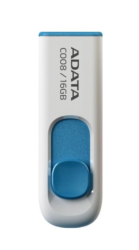 Pendrive DashDrive Classic C008 16GB USB2.0 biało-niebieski Pendrive DashDrive Classic C008 16GB USB2.0 biało-niebieski