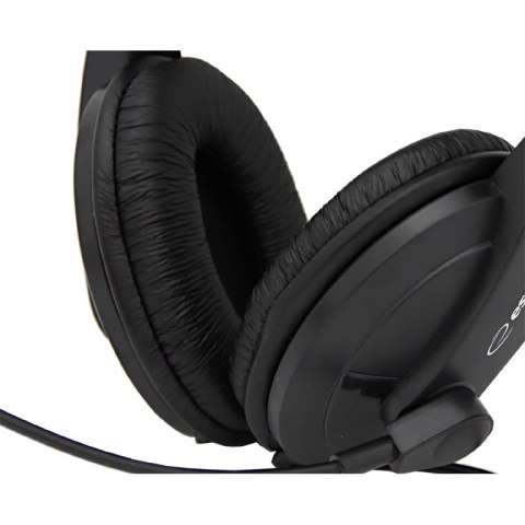 Słuchawki stereo z mikrofonem i regulacją głośności EH103 Słuchawki stereo z mikrofonem i regulacją głośności EH103
