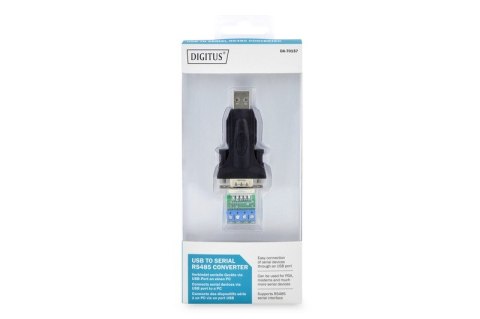 Konwerter/Adapter USB 2.0 do RS485 (DB9) z kablem USB A M/Ż dł. 80cm Konwerter/Adapter USB 2.0 do RS485 (DB9) z kablem USB A M/Ż dł. 80cm