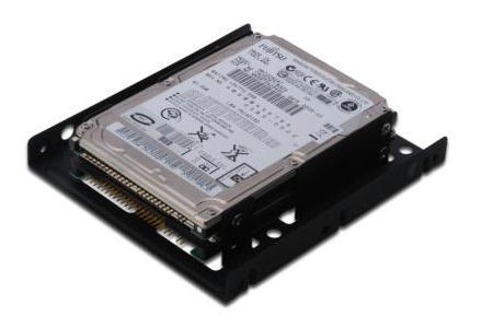 Ramka montażowa/Adapter SSD/HDD 2x 2.5" do 3.5" (ATA, SATA, SSD) metalowa ,zestaw, czarna