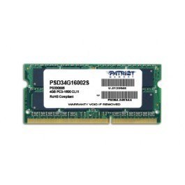 SODIMM DDR3 4GB Signature 1600MHz CL11 SODIMM DDR3 4GB Signature 1600MHz CL11