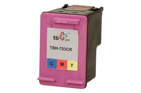 Tusz do HP DJ D730/F735 (HP nr 703 CD888AE) TBH-703CR Kolor ref. Tusz do HP DJ D730/F735 (HP nr 703 CD888AE) TBH-703CR Kolor ref.