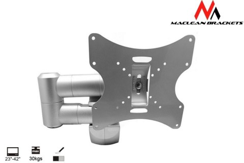 Uchwyt do monitora 23-42'' 30 kg uniwersalny MC-503A S max vesa 200 srebrny Uchwyt do monitora 23-42'' 30 kg uniwersalny MC-503A S max vesa 200 srebrny