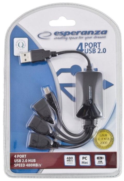 HUB 4 PORTY USB 2.0 EA114 HUB 4 PORTY USB 2.0 EA114