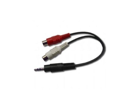 Kabel MINIJACK/2xRCA(Cinch) M/F 20cm Kabel MINIJACK/2xRCA(Cinch) M/F 20cm