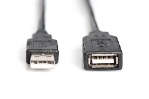 Kabel przedłużający USB 2.0 HighSpeed Typ USB A/USB A M/Ż aktywny, czarny 15m Kabel przedłużający USB 2.0 HighSpeed Typ USB A/USB A M/Ż aktywny, czarny 15m