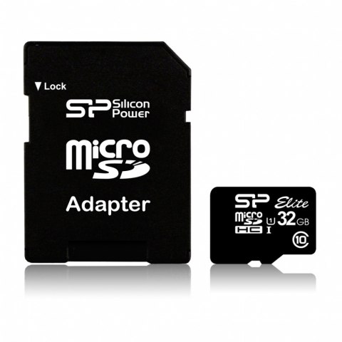 Karta pamięci microSDHC 32GB CL10/UHS-1 100/80 MB/s Elite + adapter Karta pamięci microSDHC 32GB CL10/UHS-1 100/80 MB/s Elite + adapter