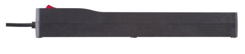 Listwa przeciwprzepięciowa ZX 510, 1L, 5,0m, czarna Listwa przeciwprzepięciowa ZX 510, 1L, 5,0m, czarna