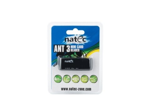 Czytnik kart pamięci ANT 3 Mini (SDHC/MMC/M2/Micro SD) Black Czytnik kart pamięci ANT 3 Mini (SDHC/MMC/M2/Micro SD) Black