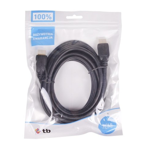 Kabel HDMI 1.4 pozłacany 3m. Kabel HDMI 1.4 pozłacany 3m.