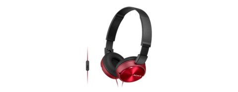 Słuchawki handsfree, mikrofon MDR-ZX310AP Red Słuchawki handsfree, mikrofon MDR-ZX310AP Red