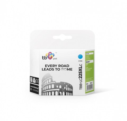 Tusz do Brother LC225XL TBB-LC225XLC CY Tusz do Brother LC225XL TBB-LC225XLC CY