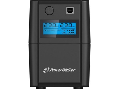 UPS LINE-INTERACTIVE 850VA 2X 230V PL OUT, RJ11 IN/OUT, USB, LCD UPS LINE-INTERACTIVE 850VA 2X 230V PL OUT, RJ11 IN/OUT, USB, LCD