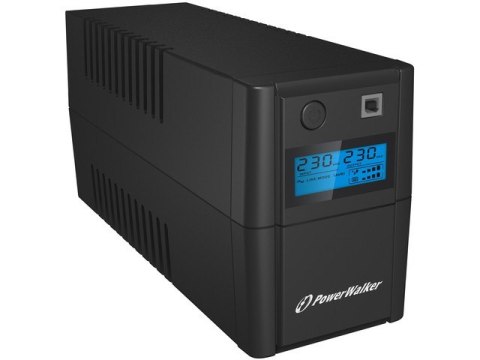 UPS LINE-INTERACTIVE 850VA 2X 230V PL OUT, RJ11 IN/OUT, USB, LCD UPS LINE-INTERACTIVE 850VA 2X 230V PL OUT, RJ11 IN/OUT, USB, LCD