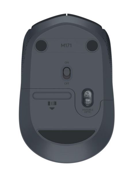 Mysz bezprzewodowa M171 Czarna 910-004424 Mysz bezprzewodowa M171 Czarna 910-004424