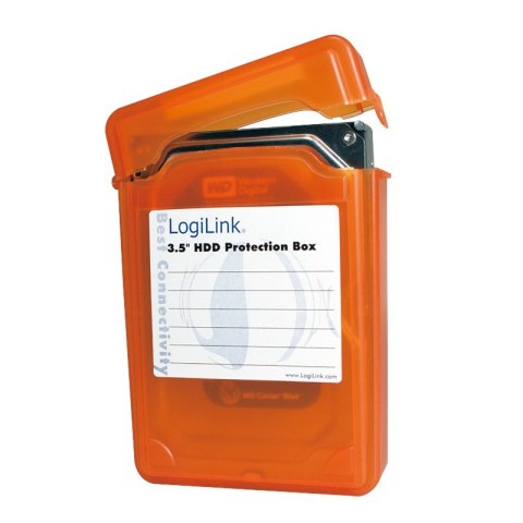 Pudełko ochronne do HDD 3.5 cala Pomarańczowe Pudełko ochronne do HDD 3.5 cala Pomarańczowe