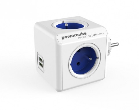 Rozgałęziacz PowerCube Original USB 2202BL/FROUPC Niebieski Rozgałęziacz PowerCube Original USB 2202BL/FROUPC Niebieski