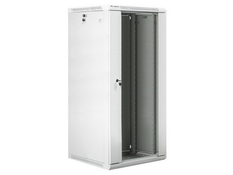 Szafa instalacyjna wisząca 19'' 27U 600X600mm szara (drzwi szklane) Szafa instalacyjna wisząca 19'' 27U 600X600mm szara (drzwi szklane)