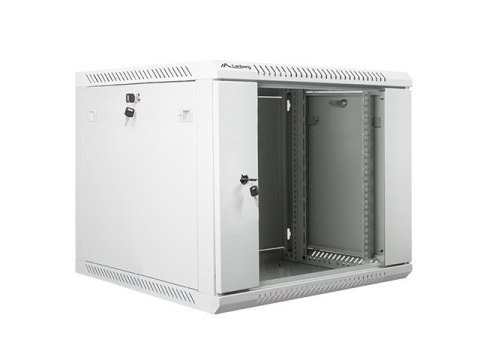 Szafa instalacyjna wisząca 19'' 9U 600X600mm szara (drzwi szklane) Szafa instalacyjna wisząca 19'' 9U 600X600mm szara (drzwi szklane)