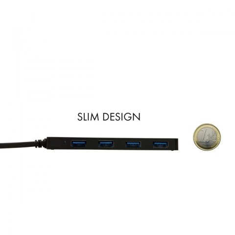 USB 3.0 Slim PASS 4 porty pasywny Win/MAC USB 3.0 Slim PASS 4 porty pasywny Win/MAC