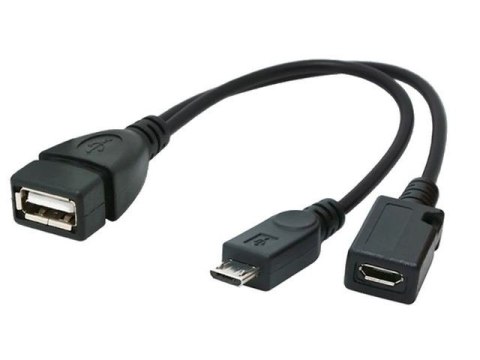 KABEL USB MICRO AF-BM+(F) USB 2.0 OTG 15CM KABEL USB MICRO AF-BM+(F) USB 2.0 OTG 15CM