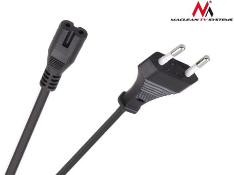 Kabel zasilający ósemka 2 pin 3M wtyk EU MCTV-810 Kabel zasilający ósemka 2 pin 3M wtyk EU MCTV-810