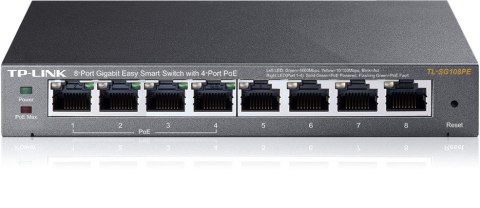 TL-SG108PE Switch Smart 8xGE (4xPoE) TL-SG108PE Switch Smart 8xGE (4xPoE)