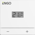 ENGO Controls EASY-24W - Regulator temperatury, 24V, dobowy, biały, natynkowy