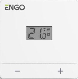 ENGO Controls EASY-24W - Regulator temperatury, 24V, dobowy, biały, natynkowy