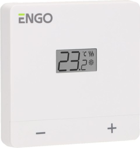 ENGO Controls EASY-24W - Regulator temperatury, 24V, dobowy, biały, natynkowy ENGO Controls EASY-24W - Regulator temperatury, 24V, dobowy, biały, natynkowy