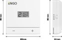 ENGO Controls EASY-24W - Regulator temperatury, 24V, dobowy, biały, natynkowy