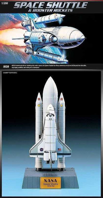 ACADEMY Space Shuttle w/ Booster ACADEMY Space Shuttle w/ Booster