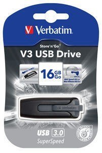 Pendrive V3 USB 3.0 Drive 16GB Czarny Pendrive V3 USB 3.0 Drive 16GB Czarny
