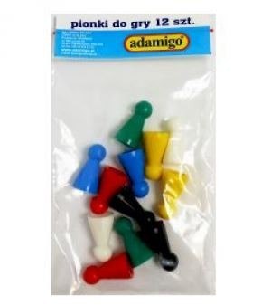 Pionki do gry 12 sztuk Pionki do gry 12 sztuk