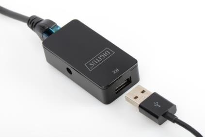 Przedłużacz/Extender USB 2.0 HighSpeed po skrętce Cat.5e/6 UTP, do 50m Przedłużacz/Extender USB 2.0 HighSpeed po skrętce Cat.5e/6 UTP, do 50m