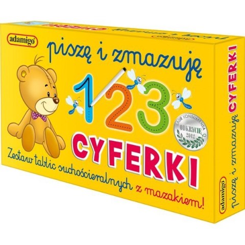 Zestaw Piszę i Zmazuję Cyferki Zestaw Piszę i Zmazuję Cyferki