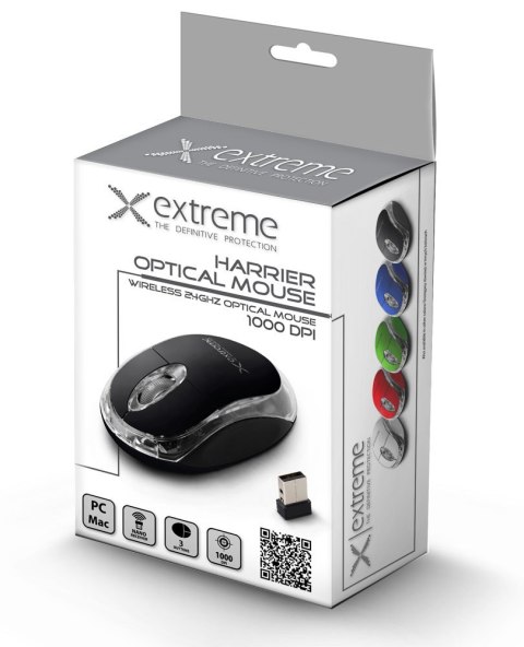 Mysz bezprzewodowa XM105K 3D, 2.4GHz, czarna Mysz bezprzewodowa XM105K 3D, 2.4GHz, czarna